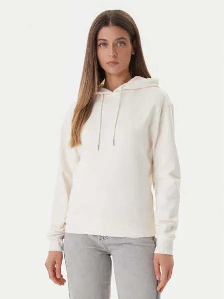 Calvin Klein Jeans Pulóver Ekru Boxy Fit