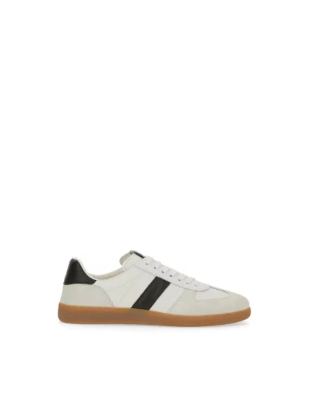 Sneakersy Tom Ford zamszowe białe