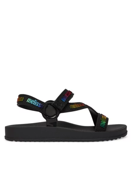 Melissa Basutės Stripes M Lover Ad juoda