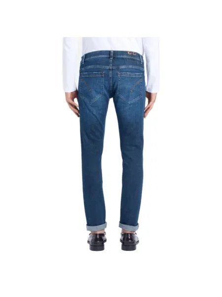 Skinny jeansy skinny Dondup niebieskie