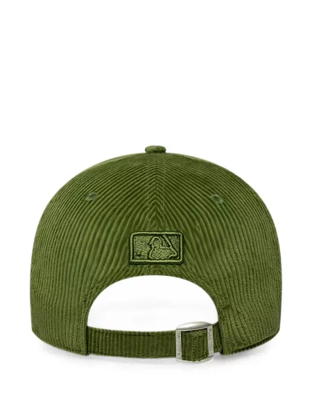 Șapcă New Era Cap de catifea cord verde