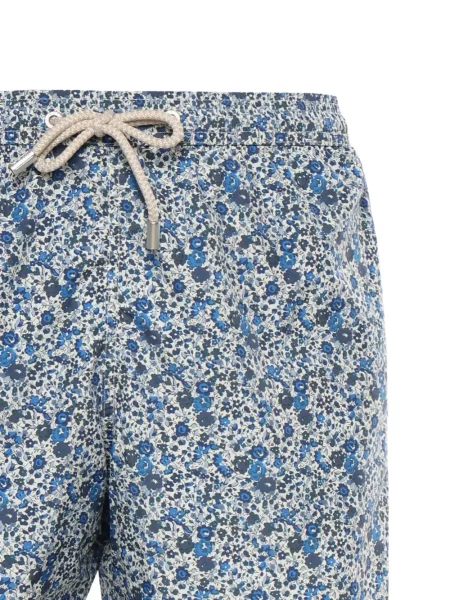 Slip de baie Mc2 Saint Barth cu model floral cu imagine