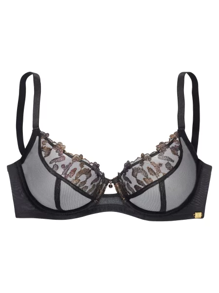 JETTE Sutien maro negru