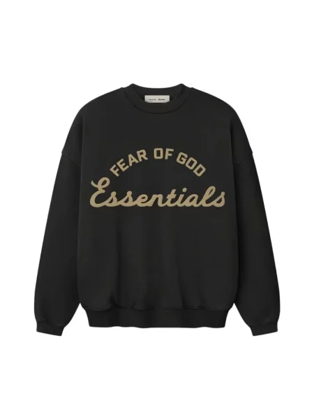 Bluza nierozpinana Fear Of God na siłownię czarna