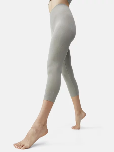 Born Leggings Blume sötét bézs