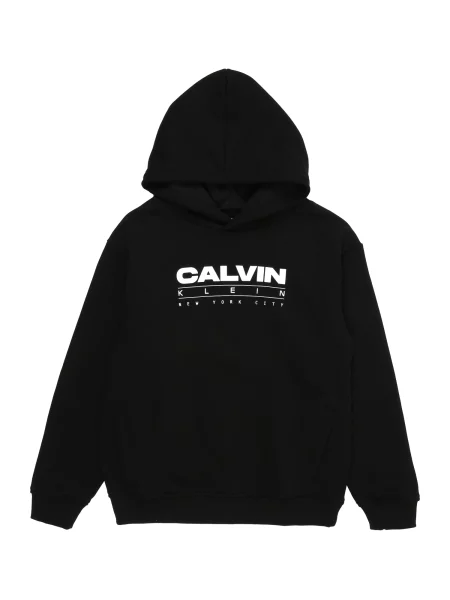 Calvin Klein Jeans Μπλούζα φούτερ μαύρο λευκό
