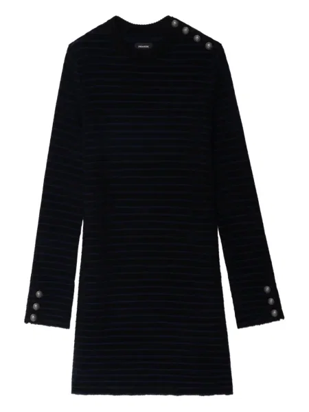 Rochie mini Zadig&voltaire cu dungi de costum negru