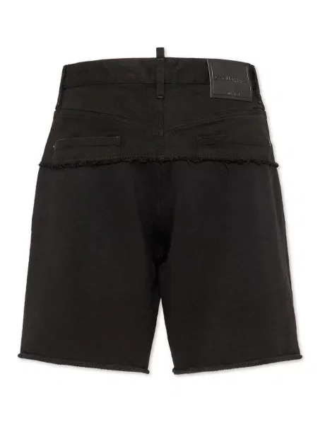 Szorty jeansowe Dsquared2 czarne
