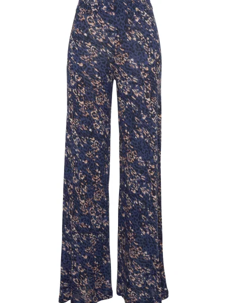 VIVANCE Pantaloni bleumarin bronz