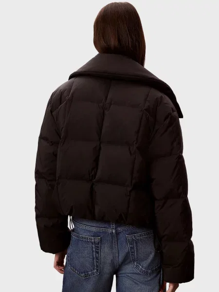 Коротка джинсова куртка Calvin Klein Jeans чорна
