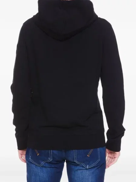 Hanorac cu glugă Lanvin cu imagine negru