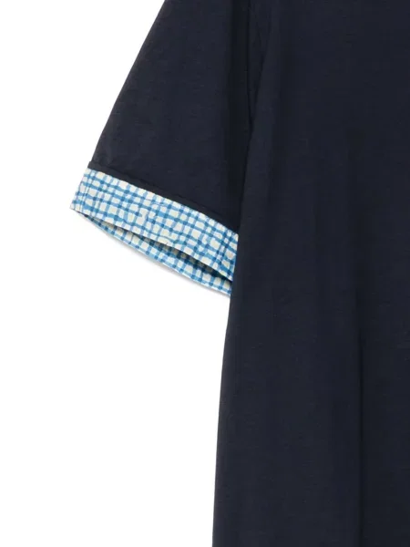 Tricou Paul Smith în carouri albastru