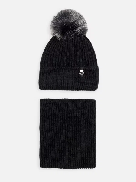 YUKI Шапка/шарф Для дівчаток чорний