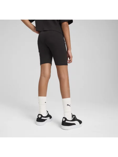 PUMA Młodzieżowe krótkie legginsy ESS z logo No. 1 Odzież czarny