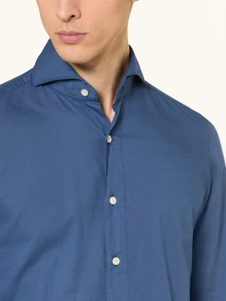 Finamore Košile Tokyo Sergio Slim Fit tmavě modrá