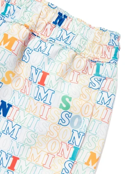 Kąpielówki dziecięce Missoni białe