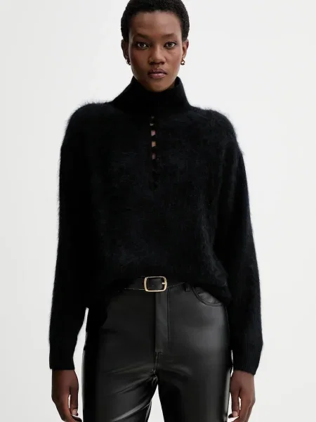 Rag & Bone pulover de cașmir cu turtleneck negru