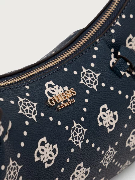 Кожаная сумка-багет Guess