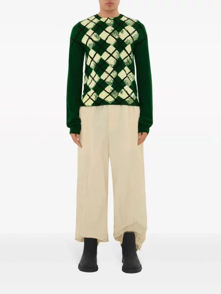 Plačiakojis kelnės Burberry