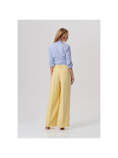 Pantaloni Fracomina galben