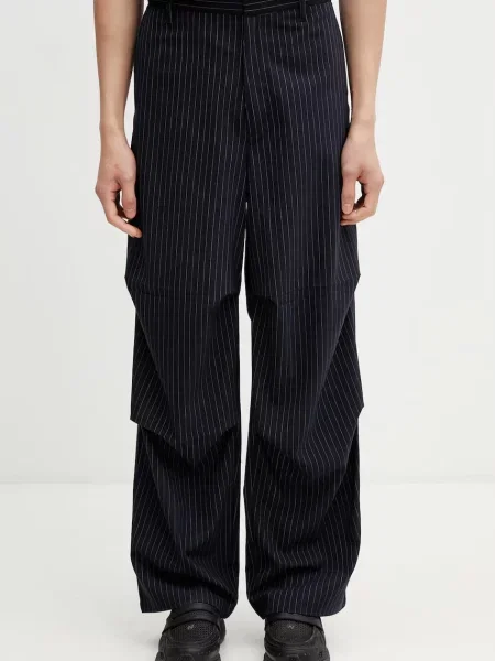 Filling Pieces Pinstripe pantaloni cu amestec de lână bărbați