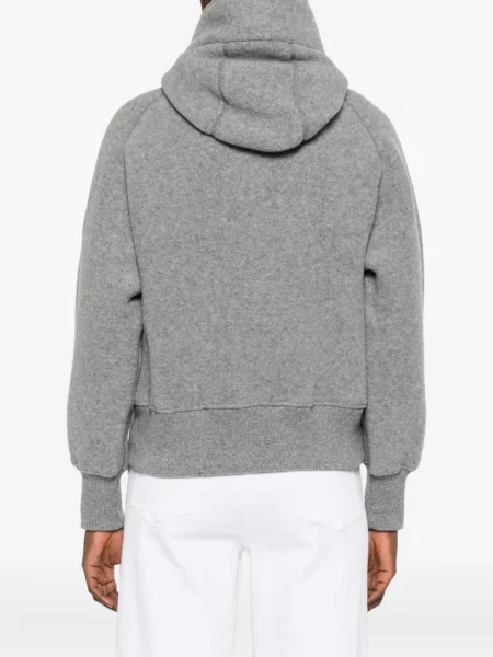 Geacă bomber Canada Goose din fleece gri
