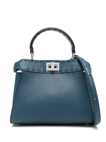 Geantă shopper Fendi albastru