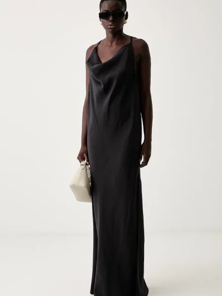 Haveone rochie de vară cu modal negru