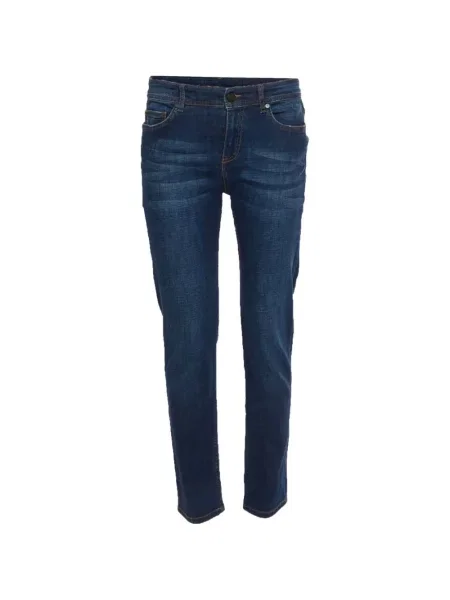 Blugi drepți Versace Jeans Couture albastru