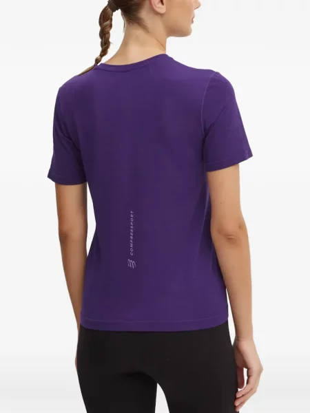 Tricou Compressport cu imagine violet