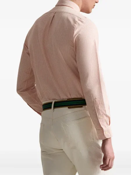 Șapcă Polo Ralph Lauren cu broderie din țesătură twill în carouri albastru