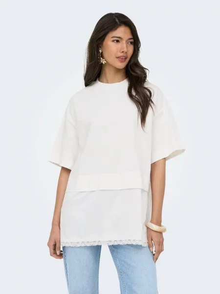 ONLY Tricou ONLMexa' alb