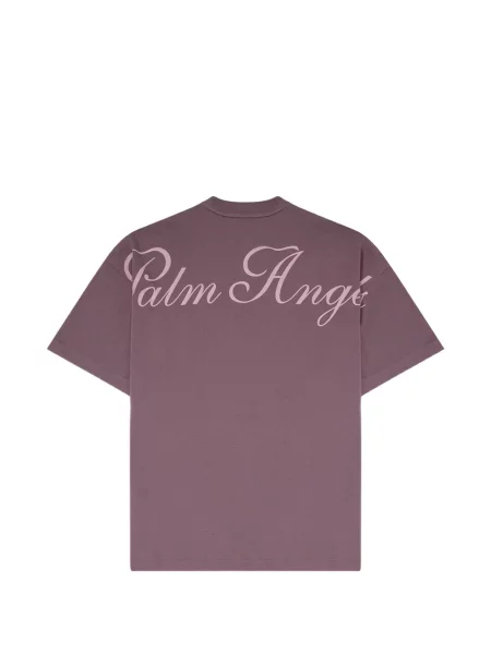 Tricou Palm Angels cu imagine violet