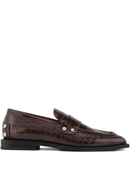 Pantofi loafer Ganni maro