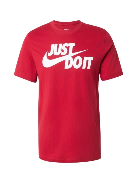 Nike Sportswear Tricou Swoosh roșu alb