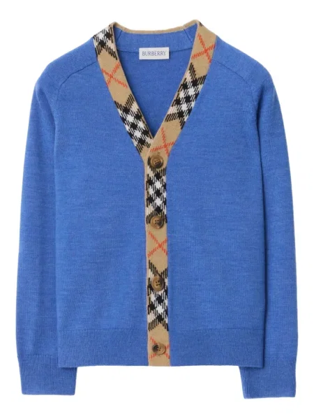 Kardigan dziecięcy Burberry niebieski