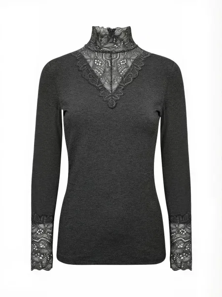 Soyaconcept Top SC-MARICA amestecat negru