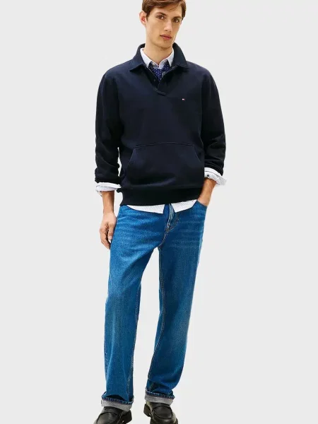 Махровий светр Tommy Hilfiger синій