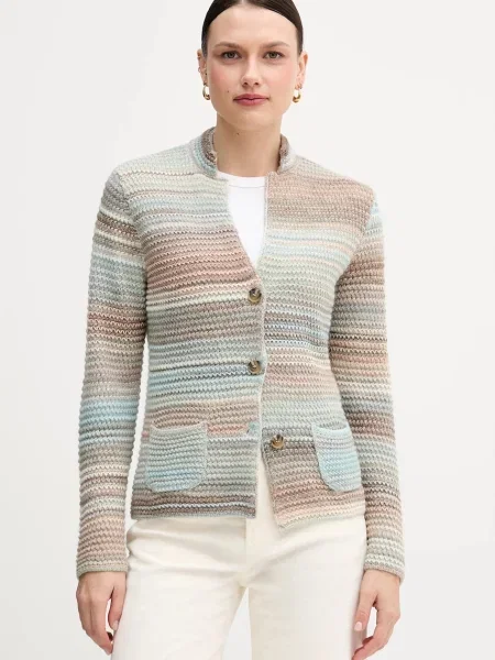 Жилетка с вълна United Colors of Benetton бежово