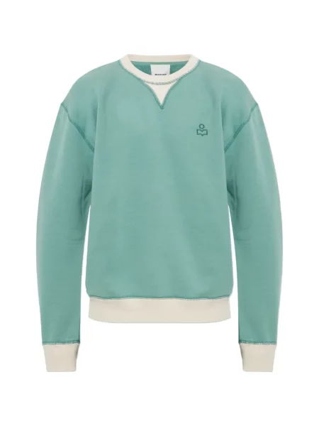Hanorac Marant cu broderie verde