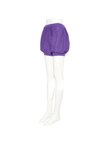 Pantaloni scurți Sophia Webster tricotate violet