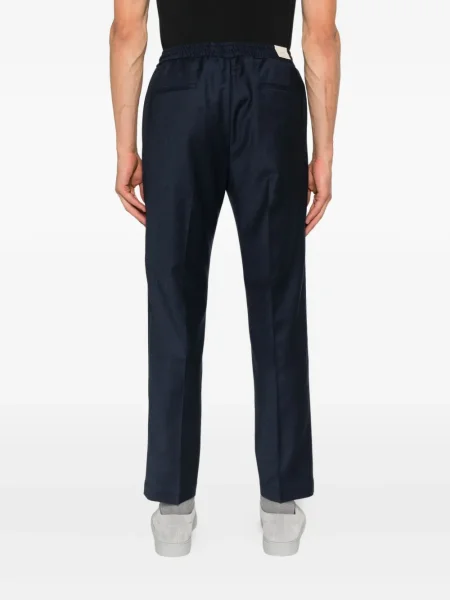 Pantaloni Briglia 1949 de lână cu cordon albastru