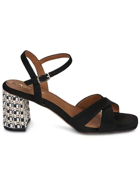 Tamaris Sandale auriu alb negru