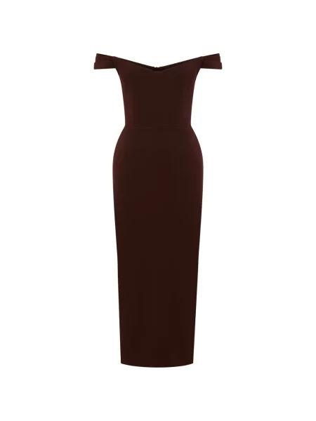 Rochie midi Alex Perry maro