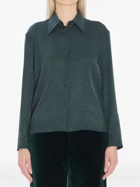 Cămașă Gucci din jacard verde