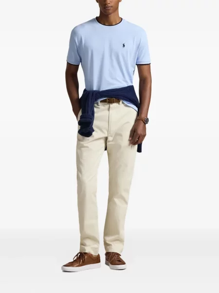 Ριγέ δερμάτινος κάλτσες Polo Ralph Lauren με κορδόνι μαύρο