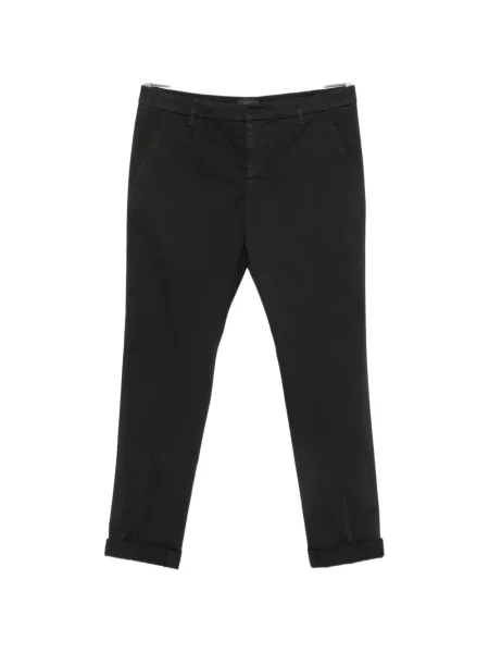 Sužene hlače Dondup crna