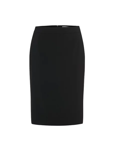 Spódnica Hugo wełniana klasyczna czarna