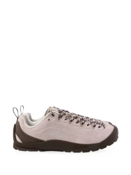 Sneakerși Keen Footwear din piele de căprioară roz