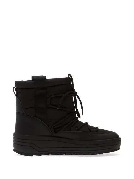 Botine Geox cu șireturi din dantelă negru